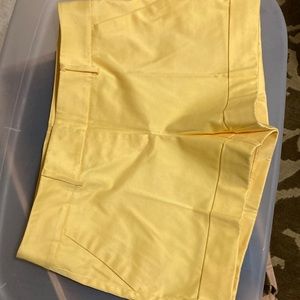 Sunny Yellow Tailored Shorts